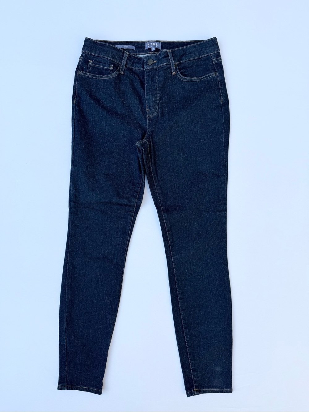 NYDJ Size 6 "Lift x Tuck" Dark Blue Skinny Jeans NWOT